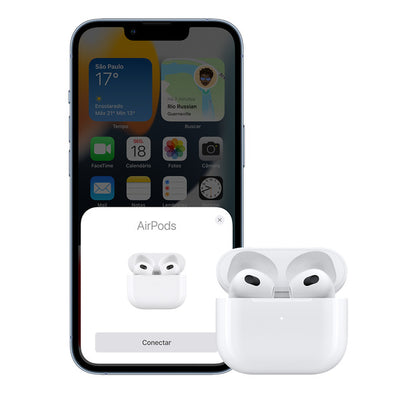 Fones De Ouvido Bluetooth Pods 3 Com Cancelamento de Ruídos